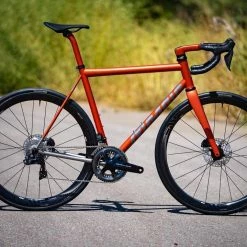 Mosaic RT-1d Titanium Road Disc Frameset - Knockout Habanero