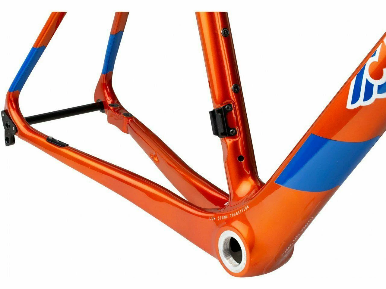 Cinelli Veltrix Disc Frameset - Blue Burns Orange 5 Cinelli Veltrix Disc Frameset - Blue Burns Orange - Image 3