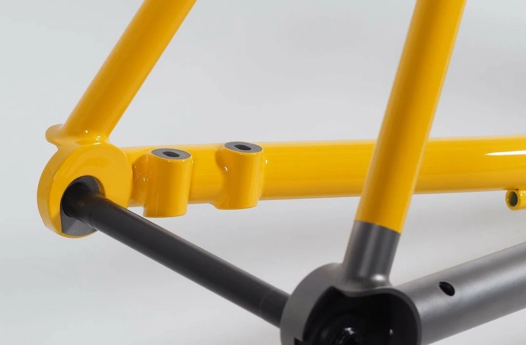 Mosaic GT-1 Titanium All Road Disc Frameset - Audi Yellow 8 Mosaic GT-1 Titanium All Road Disc Frameset - Audi Yellow - Image 6