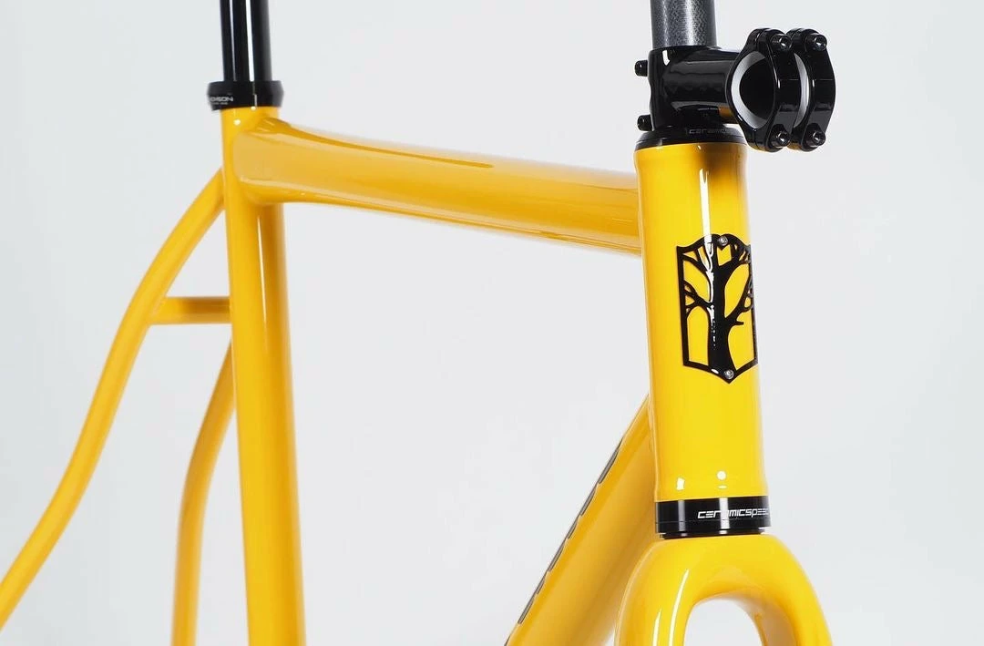 Mosaic GT-1 Titanium All Road Disc Frameset - Audi Yellow 4 Mosaic GT-1 Titanium All Road Disc Frameset - Audi Yellow - Image 2