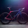 The Draft Hypatia Road Disc Bike - Faded Blue Red