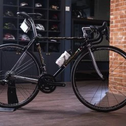 Tommasini Tecno Air Bike With Campagnolo Centaur - Black With 7 Golden Horses