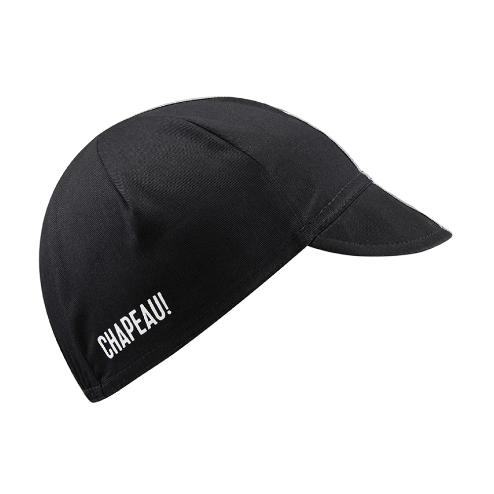 Chapeau! 3 Stripe Cotton Cap - Black 6 Chapeau! 3 Stripe Cotton Cap - Black - Image 4