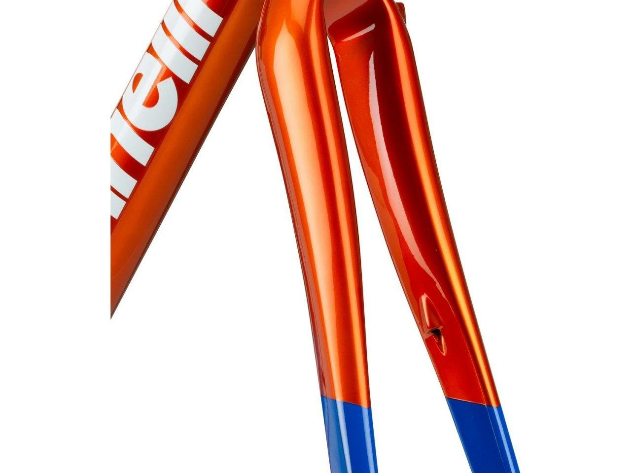 Cinelli Veltrix Disc Frameset - Blue Burns Orange 4 Cinelli Veltrix Disc Frameset - Blue Burns Orange - Image 2