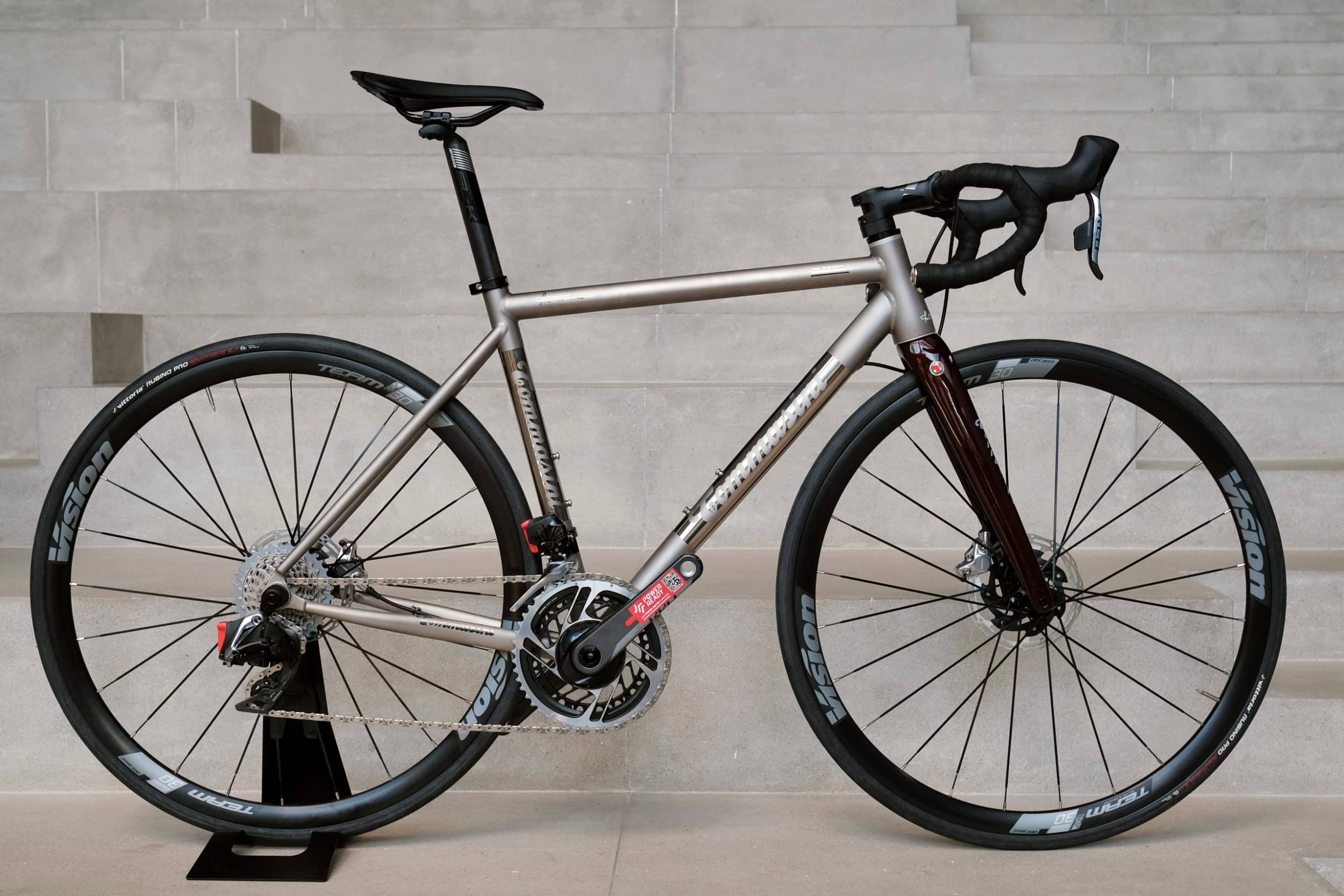 Tommasini Mach Titanium Road Disc Bike With SRAM RED ETAP 3 Tommasini Mach Titanium Road Disc Bike With SRAM RED ETAP