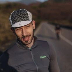 Isadore Climber's Cap - Black/White 19 Isadore Climber's Cap - Black/White -Cycling Accessories Shop isadore.com 868 climbers cap fuji 2 2 4341 w1500 h1000 crop flags1 v2