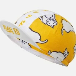 PEdALED Japanese Bandana Cap - Cat Ochre