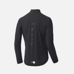 Cycling Accessories Shop -Cycling Accessories Shop man mirai all weather jacket black back pedaled