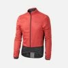 PEdALED Tokaido Alpha Jacket - Coral Red -Cycling Accessories Shop men alpha cycling jacket coral red tokaido pedaled still life front