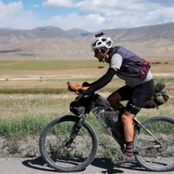 PEdALED Tokaido Alpha Vest - Navy -Cycling Accessories Shop men alpha cycling vest navy tokaido pedaled action side