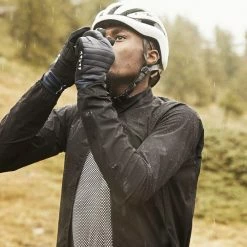 PEdALED Mirai All Weather Jacket - Black -Cycling Accessories Shop mirai waterproof cycling jacket front pedaeld