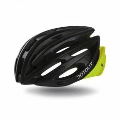 Dotout Shoy Helmet - Matt Black/Shiny Yellow