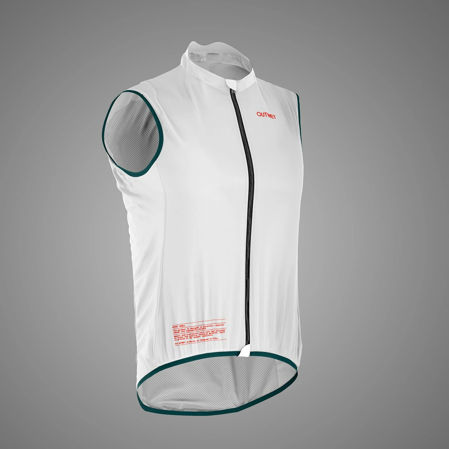 Outwet Vest-WPT - White/Red Logo 4 Outwet Vest-WPT - White/Red Logo - Image 2