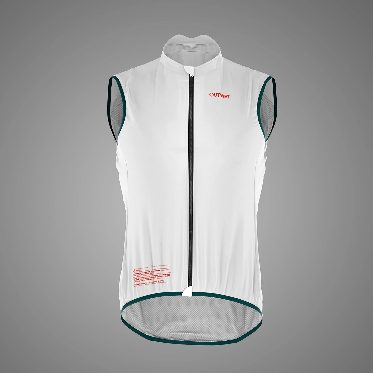 Outwet Vest-WPT - White/Red Logo 3 Outwet Vest-WPT - White/Red Logo