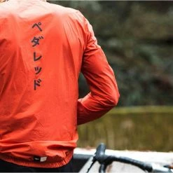 PEdALED Mirai All Weather Jacket - Brick Red -Cycling Accessories Shop windproof cycling jacket brick red mirai pedaled
