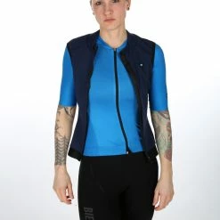 Biehler Signature Women Gilet - Night Blue 13 Biehler Signature Women Gilet - Night Blue -Cycling Accessories Shop women sig gilet nightbl detail